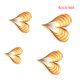 thumbnail image 4 of Bearachild 1 Juego de decoraciones de corazón, adorno colgante romántico, colgante de escena de corazones estéreo único Simple, suministros para Kits de decoración para fiestas Amarillo dorado Bearachild HA059997-02, 4 of 6