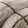 thumbnail image 5 of 7 Piece Micro Corduroy Comforter Set Taupe Queen, 5 of 5