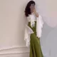 thumbnail image 2 of Vestidos de mujer Hijabi Vestido musulmán Mangas con volantes Otoño Nueva moda Vestidos ajustados, 2 of 5