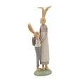 thumbnail image 3 of Resina Estatua de la familia Family Bunny para ventana Sill Bonsai Decor Stfel Mamá e hijo, 3 of 8