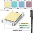 thumbnail image 2 of Mr. Pen- Transparent Sticky Notes, 3x3, 200 Sheets, Morandi Colors, See Through Sticky Notes, Sticky Notes Transparent, Translucent Sticky Notes, Clear Transparent Sticky Notes, Sticky Notes Clear, 2 of 8
