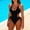 Black, variant on Swimsuit for Women Backless Scrunch Butt One Piece Cheeky Bathing Suit Beach Pool Party Black L(L)