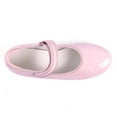 thumbnail image 5 of Dynadans Velcro Easy Strap Patent Girls' Tap Shoes (Toddler/Little Kid/Big Kid), Pink, 5 of 7