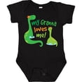 thumbnail image 3 of Inktastic My Granna Loves Me Grandson Boys Baby Bodysuit, 3 of 5