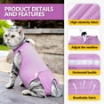 thumbnail image 3 of Cat Recovery Suit for Abdominal Wounds or Skin Diseases, Cat Onesie for Cats After Surgery Female Kitten Recovery Suit, Breathable E-Collar Alternative for Cats After Spay Anti Licking Wounds, 3 of 8