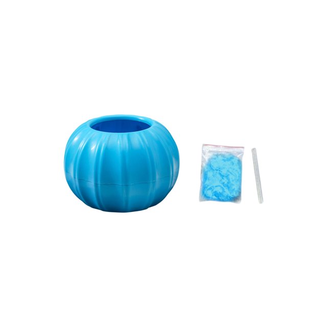 Jarrones para Flores Jarrón de Plástico Creativo con Forma de Calabaza Jarrón Decorativo, Material de Vestido de Vacaciones, Dos Mitades Empalmadas