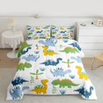 thumbnail image 2 of Manfei Teens Children Cute Dinosaur Bedding Comforter Set 2pcs,Kawaii Wildlife Dino Twin Comforter Sets Microfiber,Cute Woodland Animal Breathable Bedding Set,Luxury Bedroom Decor,Reversible, 2 of 8