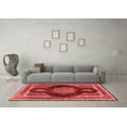 thumbnail image 3 of Ahgly Company Indoor Rectangle Medallion Red Traditional Area Rugs, 8' x 12', 3 of 4