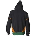 thumbnail image 2 of Cosplay Life My Hero Academia Cosplay Hoodie Boku No Hero Anime Drawstring Pullover Sweater Kangaroo Pockets For Unisex Adult (ORANGE, S), 2 of 3