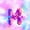Pink Purple M, variant on meiyoeat Flower Butterfly Initial Rainbow Twin Comforter Sets, Watercolor Galaxy Stars Bedding Set for Girls, Colorful Star Reversible, 2-Piece, 1 Comforter and 1 Pillowcase
