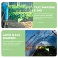 thumbnail image 2 of SHISUYAN 8Pcs Lawn Marking Flags Bright Color Landscape Flags Construction Marker Flags, 2 of 8