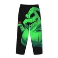 thumbnail image 5 of Oogie Boogie Women's Pajama Pants, Ultra-soft Comfortable Casual Lounge Pants, Graphic Printed Sleep Bottoms With Drawstring, 5 of 8