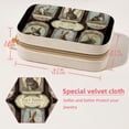 thumbnail image 5 of Easter Velvet Portable Decorative Box with Removable Compartment - Jewelry Stand, Necklace Organizer, and Gift, 5 of 7