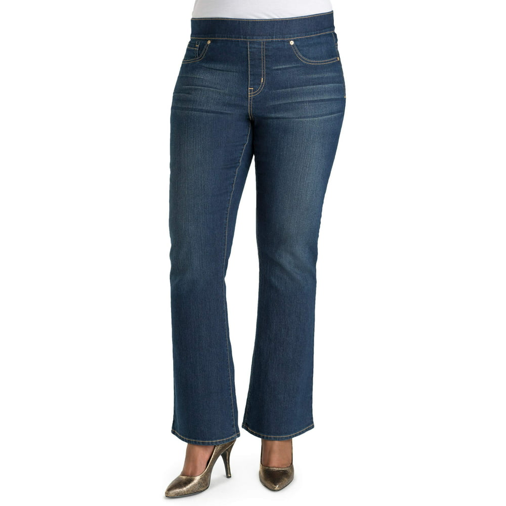 Signature by Levi Strauss & Co. - Plus Women's Totally Shaping Pull On ...