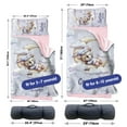 thumbnail image 6 of AOLOA Personalized Toddler Nap Mat for Preschool, Custom Name Kids Nap Mat with Pillow Cover and Nap Blanket, Daycare Nap Mats for Kindergarten, Moon Bear Design Rolled Slumber Bags Easy to Carry, 6 of 8