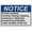 Warning Sign 2, variant on Weatherproof ANSI Private Property Sign (Active mining Private property Do not leave vehicle next____ ft) 8 in" x 12 in" UV Resistant Indoor Outdoor Workplace Insdustrial Caution Danger Sign