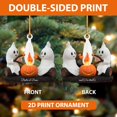 thumbnail image 2 of Adornos de Halloween para árbol de Navidad, adornos personalizados de fantasmas para Halloween, adornos colgantes de acrílico plano 2D para fiestas navideñas, decoración interior del hogar, para famil, 2 of 6