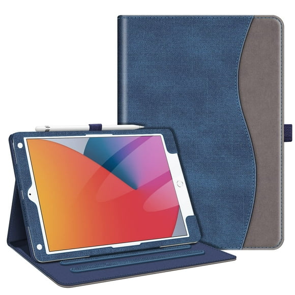 Funda Fintie para iPad 9ª, 8ª y 7ª generación de 10,2 pulgadas con soporte de mezclilla