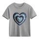thumbnail image 1 of TaTaai School Season Cute Print Short Sleeve T-Shirt, Valentine's Day Casual Top, Unisex All Season Graphic Tee Gift, 1 of 8