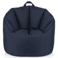 thumbnail image 3 of Bouclair Pouf Poire en Toile Bleu Marine, 3 of 10