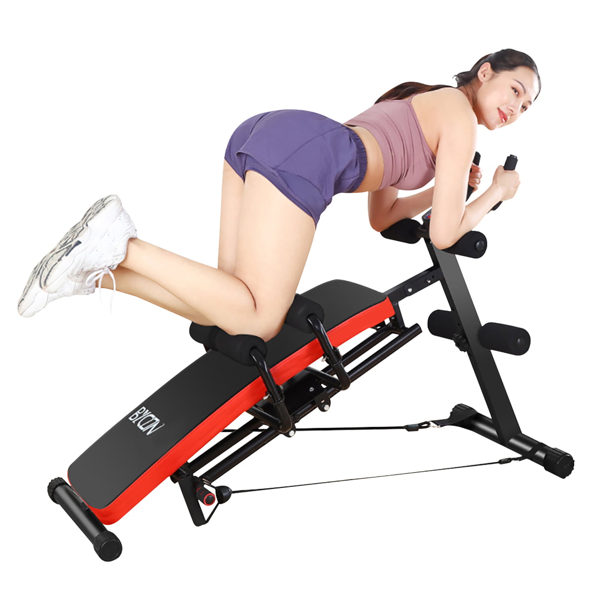 Details about   Adjustable Sit Up Bench Decline Abdominal Fitness Home Gym Exercise Equipment US 