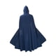 thumbnail image 2 of Capa con capucha, capa medieval, capa de cosplay, capa de diablo, accesorios de disfraz punk con Azul, 2 of 9