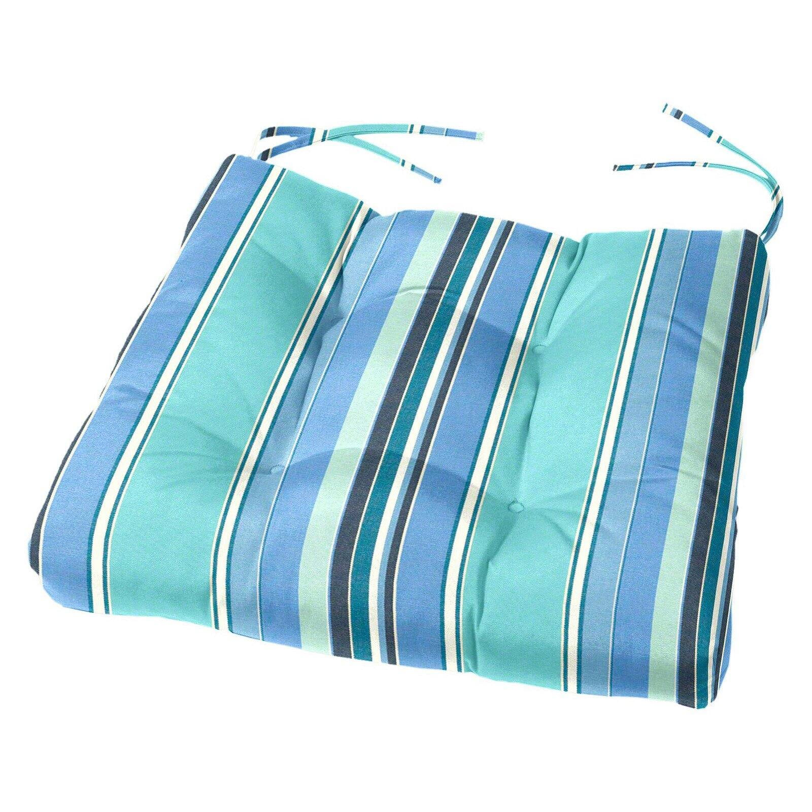 Cushion Source 18 x 18 in. Striped Sunbrella Chair Cushion - Walmart.com