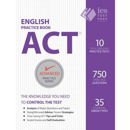ACT English Practice Book (Best Mono Act In English)