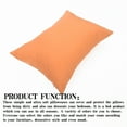 thumbnail image 5 of Ntbay 2 Pack Microfiber Toddler Pillowcases, Ultra Soft Travel Pillow Covers with Zipper Closure, 13" x 18", Pale Orange, 5 of 6