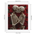 thumbnail image 2 of Paint by Numbers Kit for Adults, Skeletons Embrace Surrounded Roses Paint by Numbers, Easy Paint by Numbers Kit for Adults Beginner, DIY Adult Paint by Number Kits on Canvas, Home Decor, 2 of 7