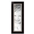 thumbnail image 2 of ArtToFrames 10" x 37" Espresso with Silver Lip Picture Frame, 10x37 inch Silver Wood Poster Frame (WOM-4951),  Pack, 2 of 7