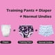 thumbnail image 5 of BIG ELEPHANT Pantalones de Entrenamiento para Niñas Pequeñas, Ropa Interior de Entrenamiento para Niñas Pequeñas, Paquete de 10, Talla 5T, 5 of 14