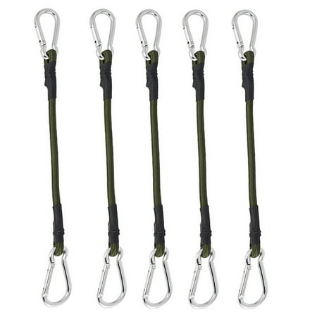 

5pcs Outdoor Stretch Cords Tent Luggage Tie Elastic Binding Strap Fixed Rope