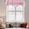 thumbnail image 3 of Sea Stars Tie Up Valances Curtain, Adjustable Kitchen Summer Beach Sea Star Coral Pink Texture Valances for Windows Decor, Rod Pocket Short Curtains Set for Bedroom/Bathroom, 60"x18", 3 of 9