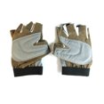 thumbnail image 3 of Cycling Gloves Padded Half Finger MTB Bike Bicycle Glove Sports Strap M-L Brown, 3 of 6