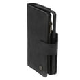 thumbnail image 3 of Funda tipo cartera para teléfono móvil de piel sintética con tapa y cierre magnético para Galaxy S21, color negro, 3 of 5