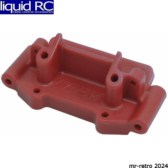 RPM R/C Products 73759 Front Bulkhead Red TRA 2WD 1:10