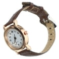 thumbnail image 1 of Miangastore Women Watch Simple Stylish Small Table Digital Face Leather Small Watch for Girl Students (Brown), 1 of 8