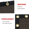 thumbnail image 6 of Bibana 6ft x 50ft Privacy Fence Screen Windscreen Shade Cloth for Garden and Balcony - Brown, 6 of 6
