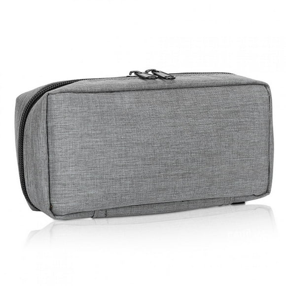 Insulin Bag Insulin Cooling Case Insulin Protector Bag Travel Insulin Bag Portable Insulin Cooler Protector Bag Organizer Insulation Cooling Pouch Case Gray