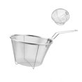 thumbnail image 1 of Panier de Friteuse Rond en Acier Inoxydable de 7 Pouces avec Poignée Pliable pour un Rangement Facile. Idéal pour Frites, Poulet et Plus à la Maison, 1 of 5