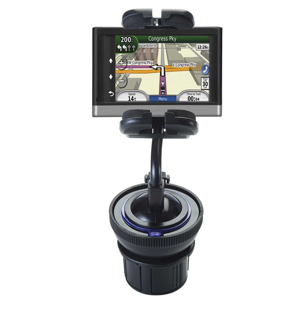 Unique Auto Cupholder and Suction Windshield Dual Purpose Mounting System for Garmin nuvi 3597 LMTHD - Holder System Two Mount Optio - Walmart.com