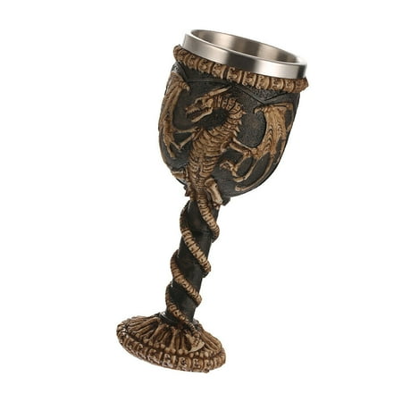 

Gothic Klech Steampunk Dragon Wine Goblet Cup Collectible