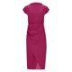 thumbnail image 5 of Vestido de Hombro Frío para Mujeres Color Sólido sin Mangas un Hombro Cintura Retracta Envoltura Nalgas Tenedor Dividido, 5 of 7