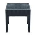 thumbnail image 3 of Home Square Square Patio End Table in Dark Gray - Set of 2, 3 of 10