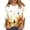 Army Green, variant on Womens 3/4 Sleeve Crew Neck T Shirt Fall Maple Leaf Print Casual Loose Fit Blouse Autumn Fashion Tops for Ladies Yellow 2XL