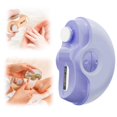thumbnail image 2 of Electric Toenail & Fingernail Trimmer Grinder - Effortless Baby Nail Trimmer - Electric Heads（ Purple ）, 2 of 4