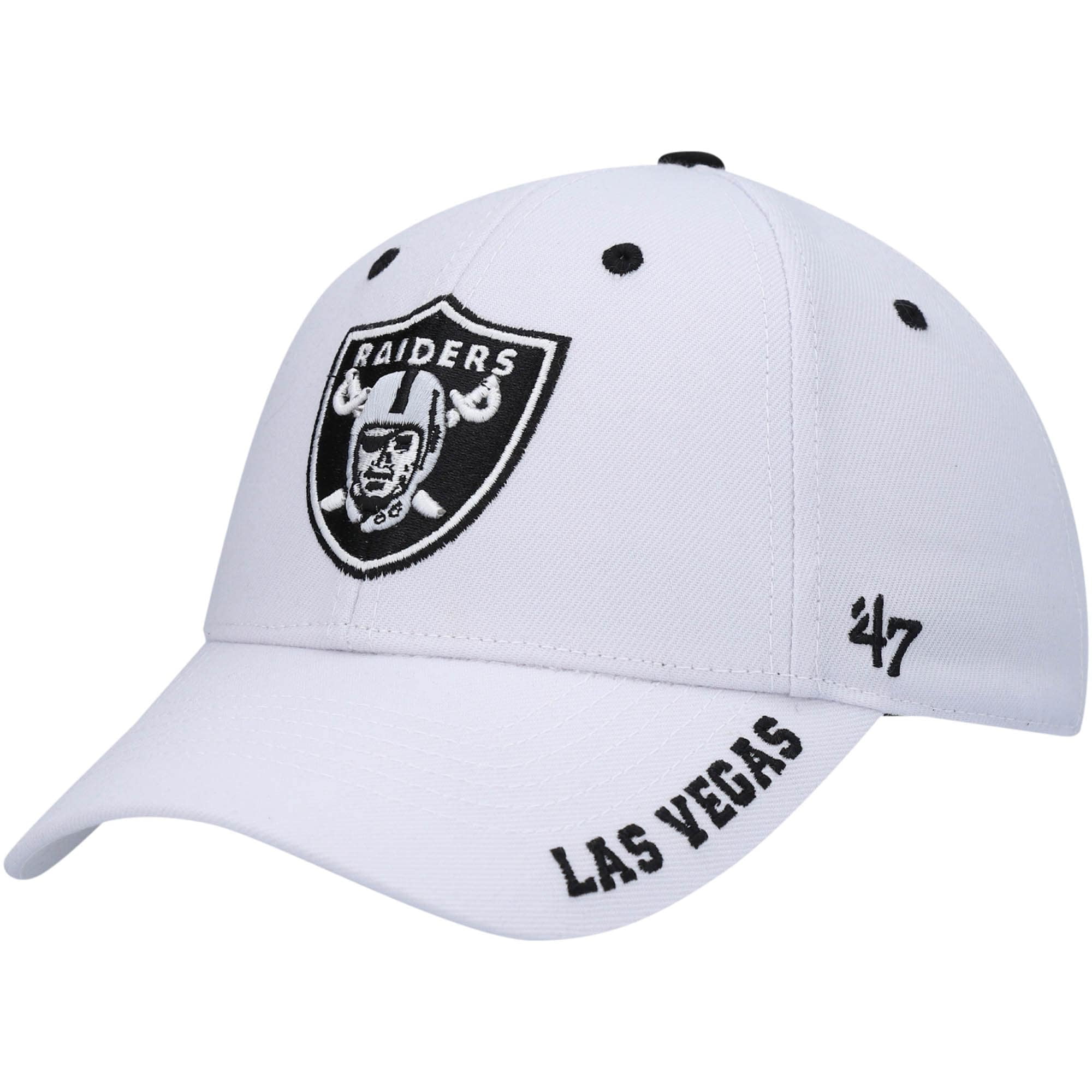 raiders hat white