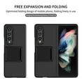 thumbnail image 2 of Nalacover for Samsung Galaxy Z Fold 3 5G, Folding of Three-Dimensional Support Kickstand Hard PC Back Shockproof Bumper Protective Luxury Silicone Phone Cover For Samsung Galaxy Z Fold 3 5G, Black, 2 of 10