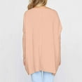 thumbnail image 4 of MPWEGNP Oversized T Shirts for Women Tunic Tops to Wear with Leggings Long Sleeve Fall Sweaters Dressy Tops Pink 2XL, 4 of 7